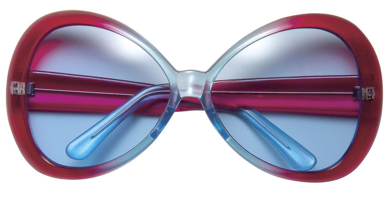 Widmann SRL Hippie sugarbabe bril rood