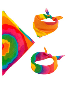 Widmann SRL Hippie tie-dye bandana