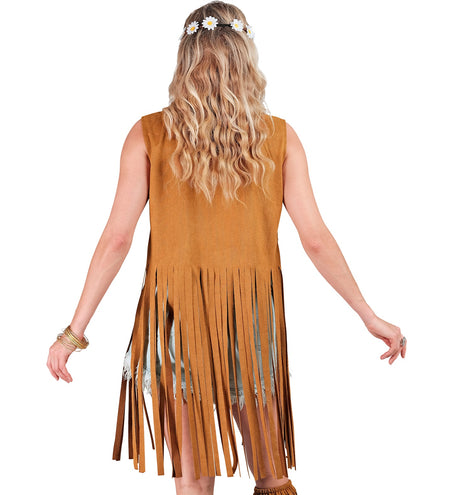 Widmann SRL Hippie vest met franjes