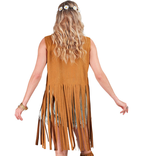 Widmann SRL Hippie vest met franjes
