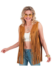 Widmann SRL Hippie vest met franjes Donna