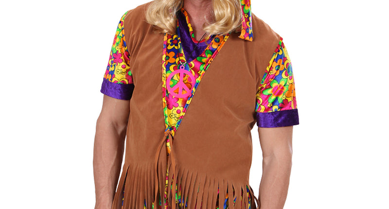 Widmann SRL Hippie vestje suede look heren