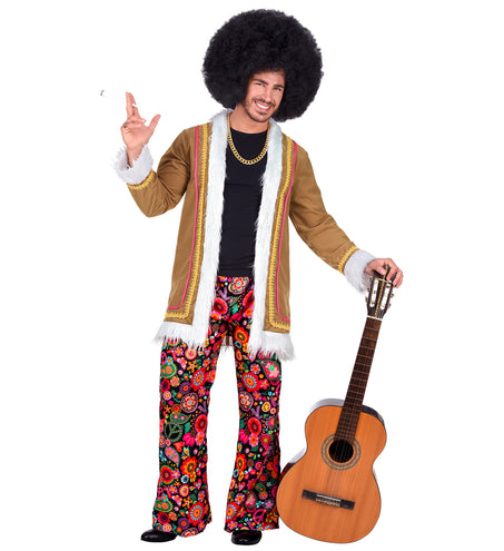 Widmann SRL Hippie Woodstock pak Peter volwassenen