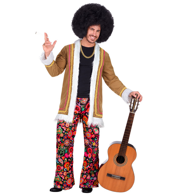 Widmann SRL Hippie Woodstock pak Peter volwassenen