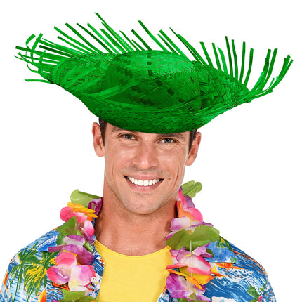 Widmann SRL Hoed ipanema stro groen Joris