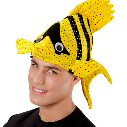 Widmann SRL Hoed vis geel