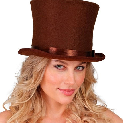 Widmann SRL Hoge hoed bruin Finn top kwaliteit