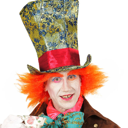 Widmann SRL Hoge Hoed "Crazy Hatter" Met Haar