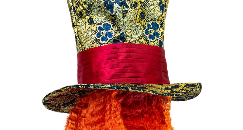 Widmann SRL Hoge Hoed "Crazy Hatter" Met Haar