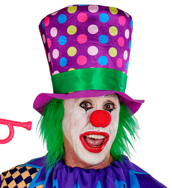 Widmann SRL Hoge hoed gestippeld met haar