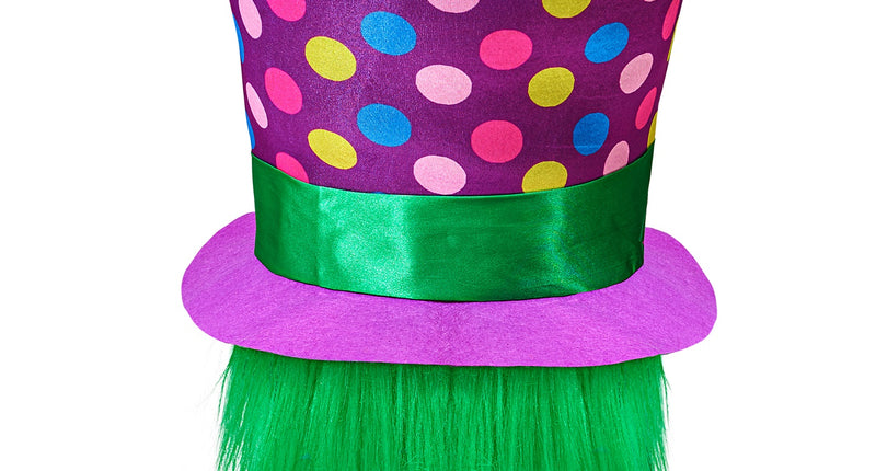 Widmann SRL Hoge hoed gestippeld met haar