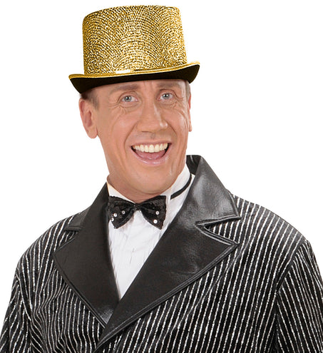 Widmann SRL hoge hoed goudkleurig