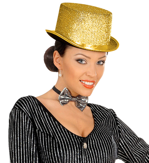 Widmann SRL hoge hoed goudkleurig