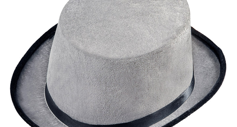 Widmann SRL hoge hoed grijs fluweel
