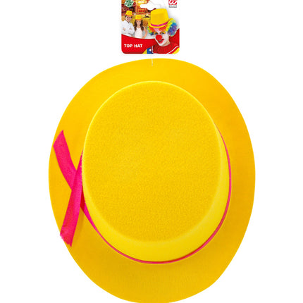 Widmann SRL Hoge hoed kinderen geel