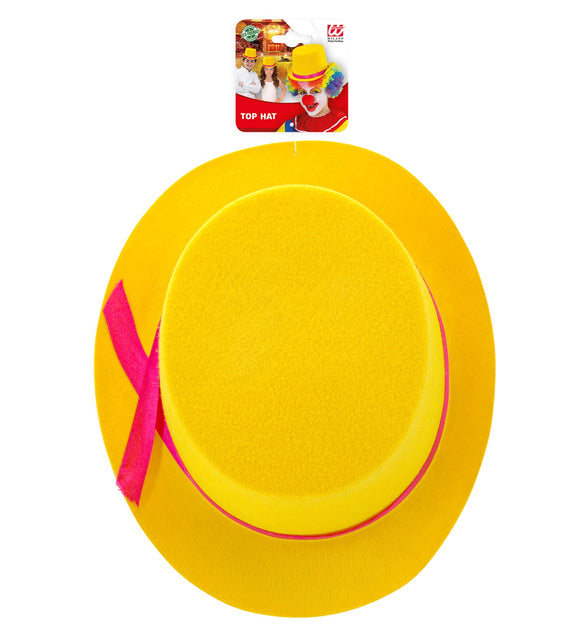 Widmann SRL Hoge hoed kinderen geel