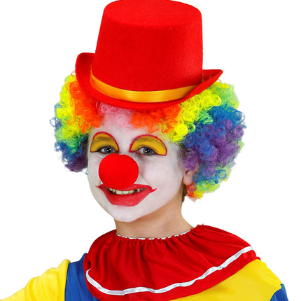 Widmann SRL Hoge hoed kinderen rood