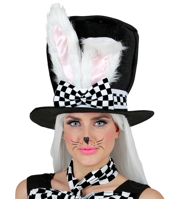 Widmann SRL Hoge hoed met bunny oren