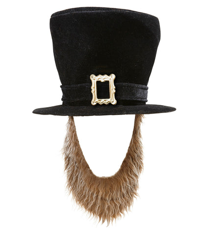 Widmann SRL Hoge hoed muts zwart met baard