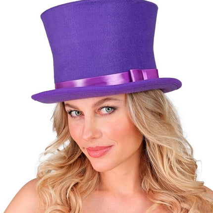 Widmann SRL Hoge hoed paars Ilse top kwaliteit