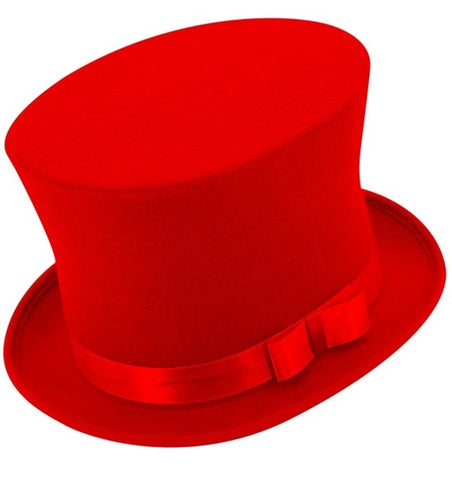 Widmann SRL Hoge hoed rood Maud top kwaliteit