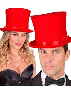 Widmann SRL Hoge hoed rood Maud top kwaliteit