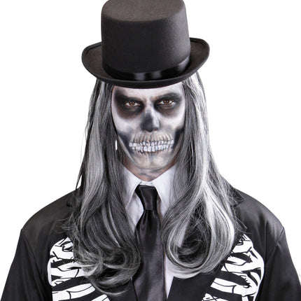 Widmann SRL Hoge hoed vilt luxe zwart