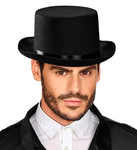 Widmann SRL Hoge hoed vilt luxe zwart