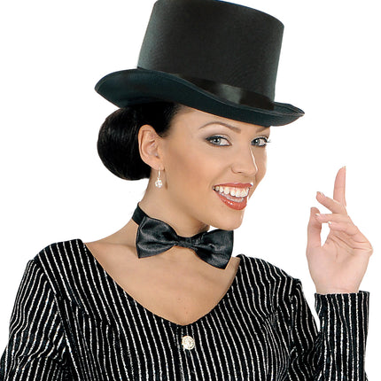 Widmann SRL Hoge hoed vilt zwart