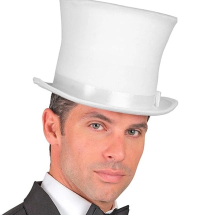 Widmann SRL Hoge hoed wit Gijs top kwaliteit
