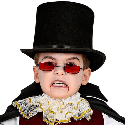 Widmann SRL Hoge hoed zwart kind