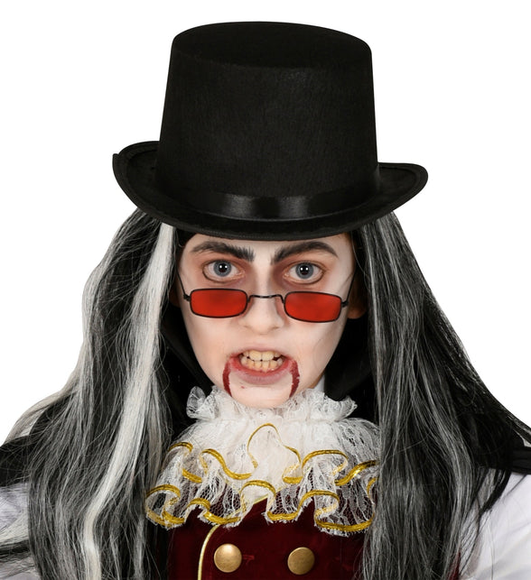 Widmann SRL Hoge hoed zwart kind