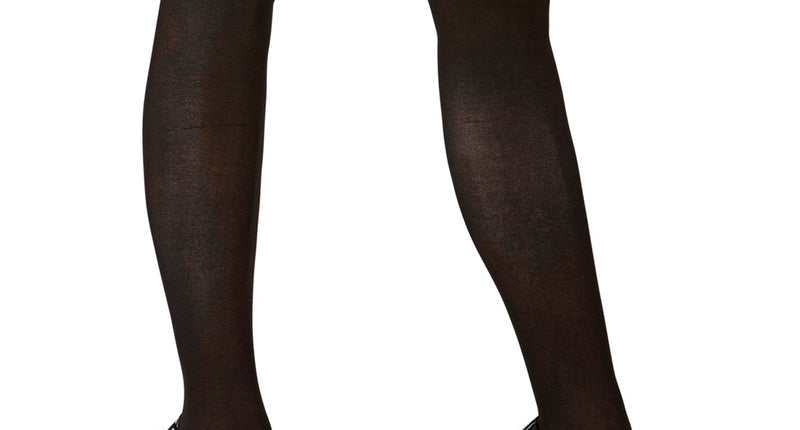 Widmann SRL Hoge kousen kamermeisje zwart met witte strik