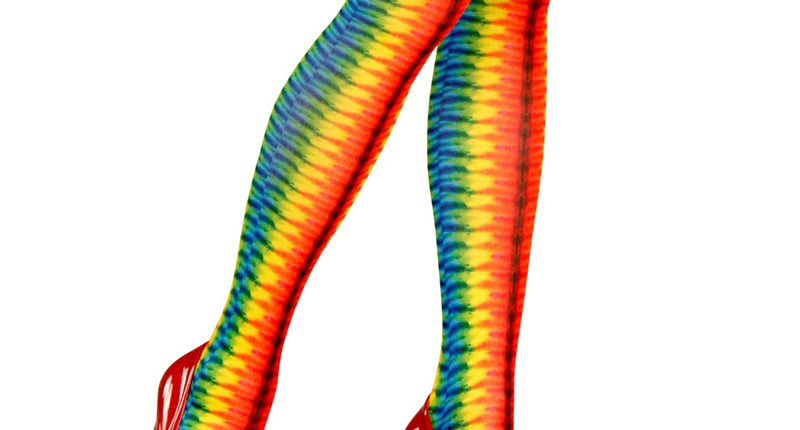 Widmann SRL Hoge kousen regenboog kleuren