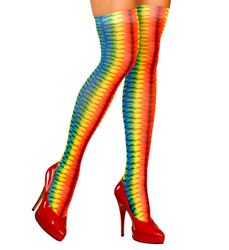 Widmann SRL Hoge kousen regenboog kleuren