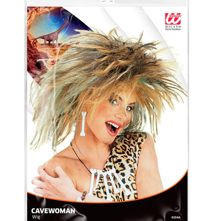 Widmann SRL Holbewoner pruik Wilma blond