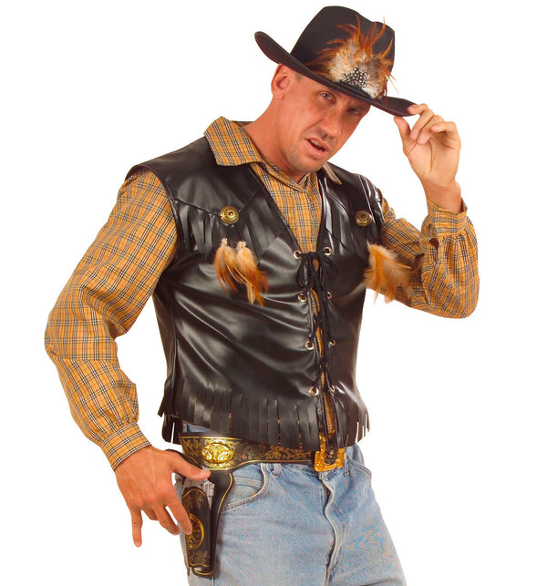 Widmann SRL Holster cowboy met gouden print