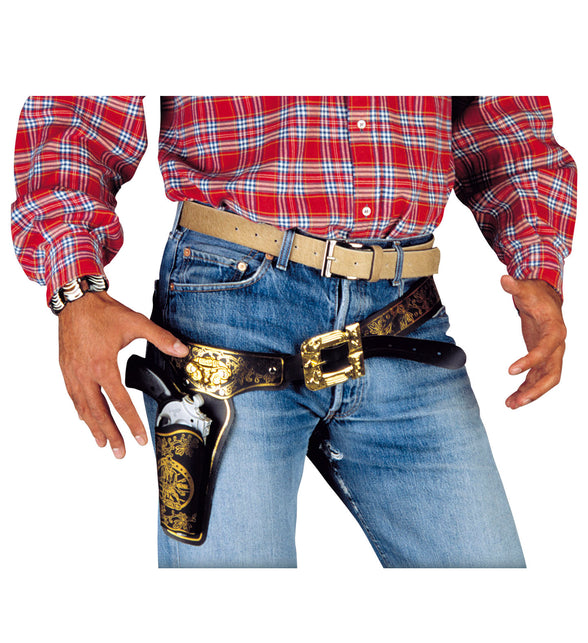 Widmann SRL Holster cowboy met gouden print
