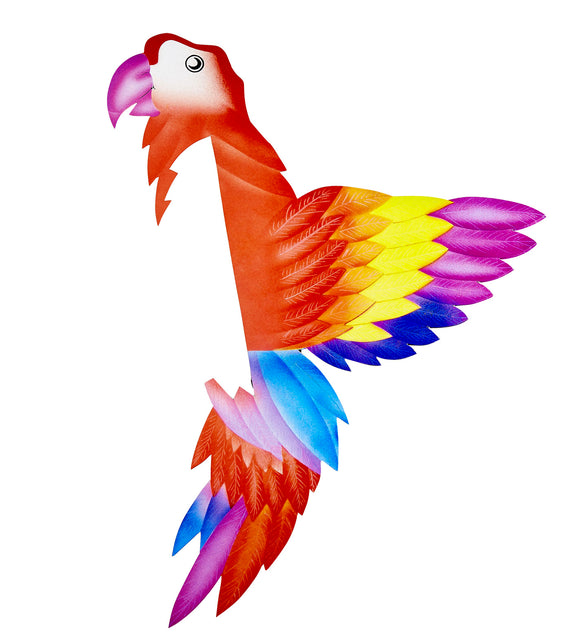 Widmann SRL Honingraat papegaai decoratie van papier