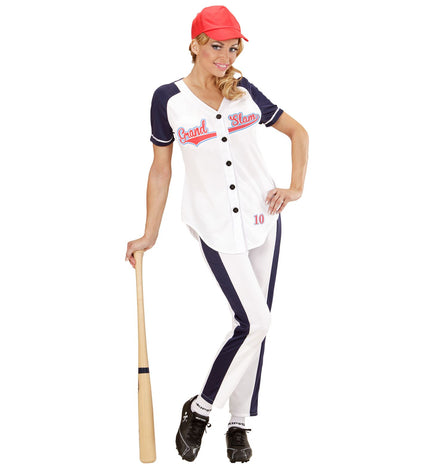 Widmann SRL Honkbal damespak voor carnaval