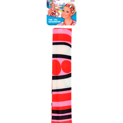 Widmann SRL Hoofdband 70's roze