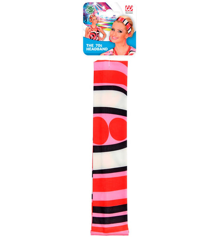 Widmann SRL Hoofdband 70's roze