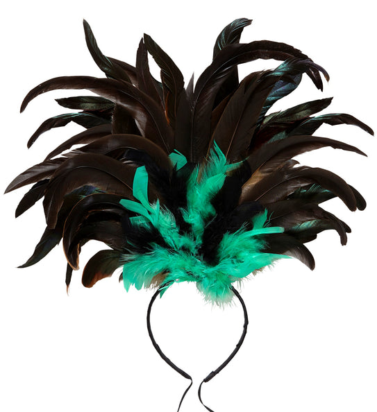 Widmann SRL Hoofdband Copa Cabana veren Zwart groen