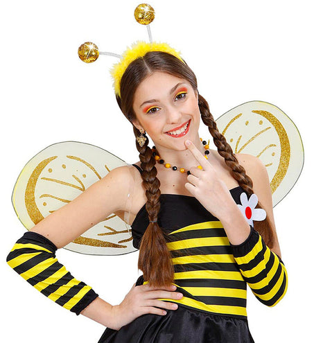 Widmann SRL Hoofdband Goud Pailletten Met Maraboe