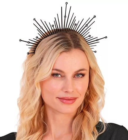 Widmann SRL Hoofdband halo zwart Sanne