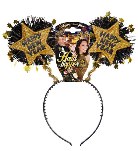 Widmann SRL Hoofdband Happy New Year goud