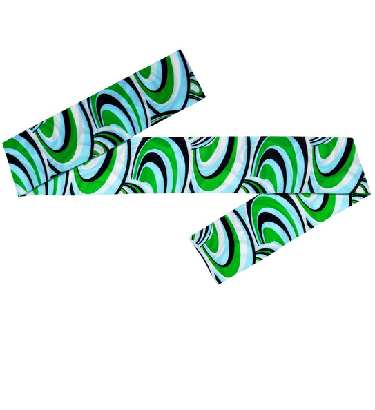 Widmann SRL Hoofdband hippie blauw groen