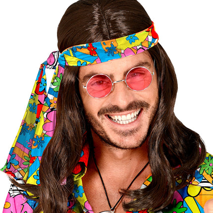 Widmann SRL Hoofdband jaren 70 flower power