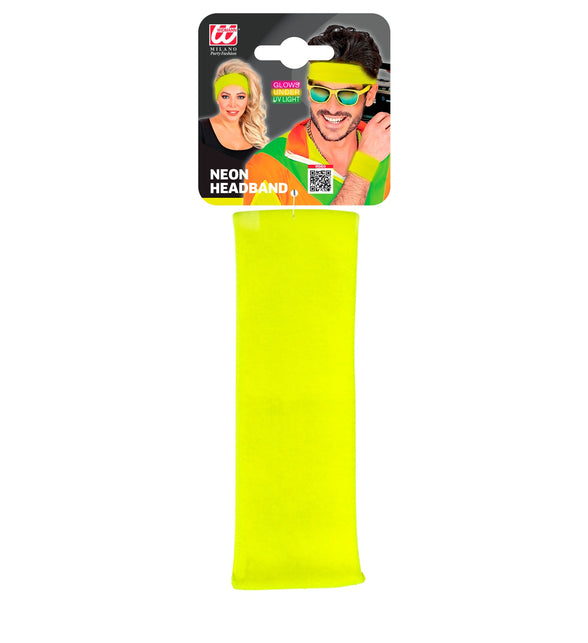 Widmann SRL Hoofdband neon geel