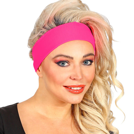 Widmann SRL Hoofdband neon rose